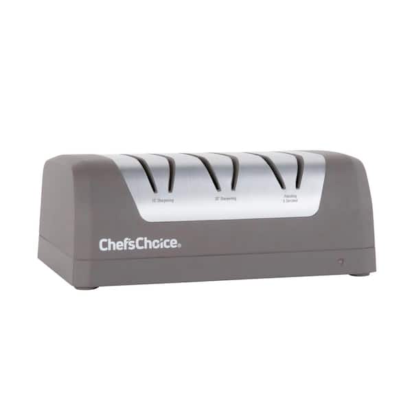 Chef'sChoice Rechargeable 2 Stage Angle Select Diamond Electric Knife Sharpener, in Slate Gray