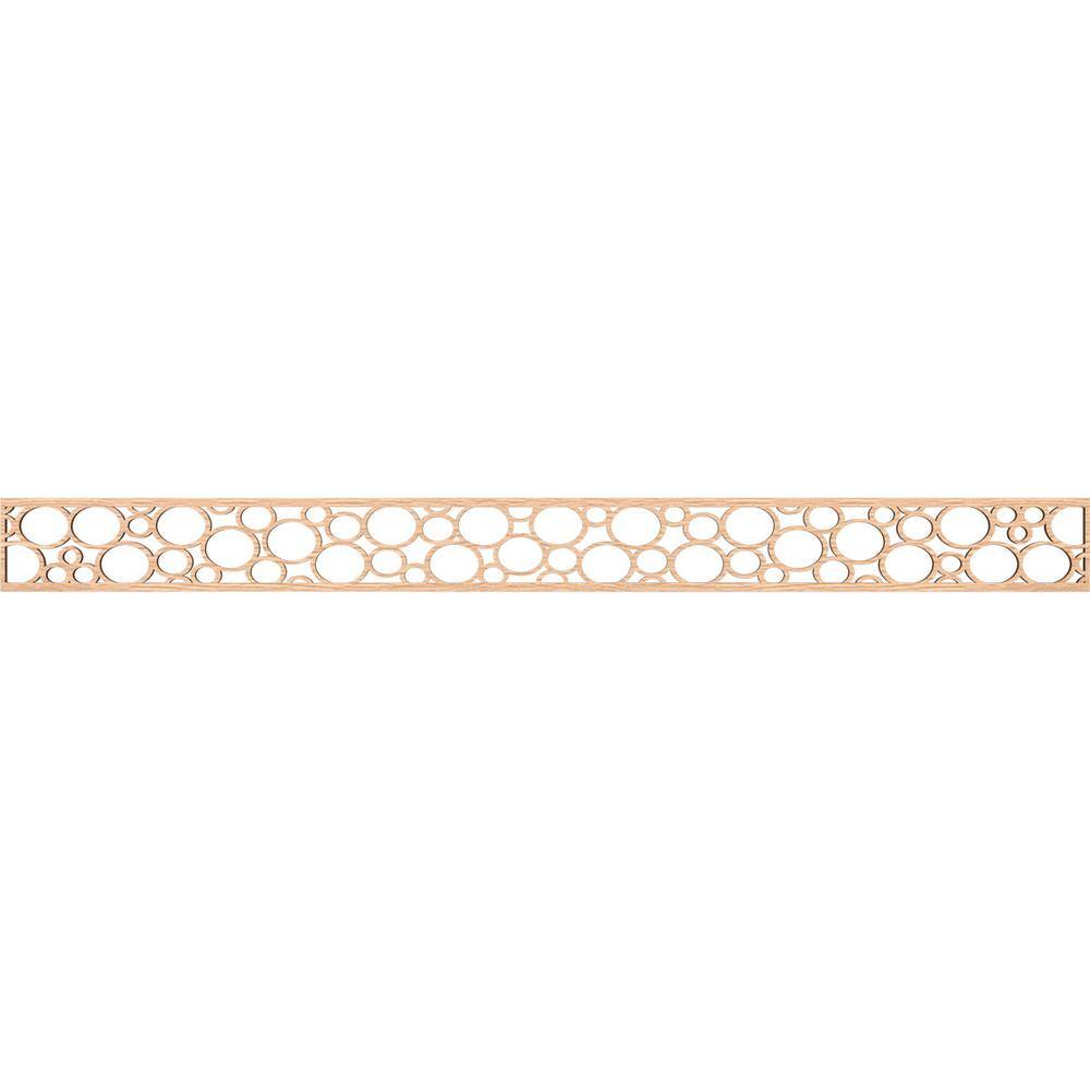 Hemingway Fretwork 0.25 in. D x 46.375 in. W x 4 in. L Red Oak Wood Panel Moulding price history on PriceWatchPro