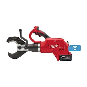 M18 18V Lithium-Ion Cordless FORCE LOGIC 3 in. Underground Cable Cutter W/ (1) 5.0Ah Battery, Charger, Tool Bag