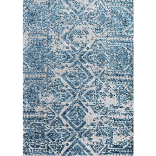 Ocean Froth 8 ft. x 10 ft. Indoor Area Rug