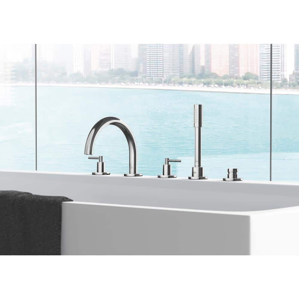 Elegant Brushed Nickel Widespread Bathroom Faucet with Chrome Finish