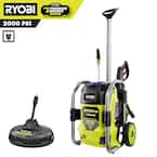 2000 PSI 1.2 GPM Cold Water Electric Pressure Washer with Surface Cleaner