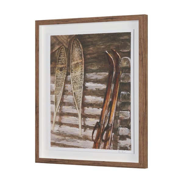 At the Cabin IV Closed Framed Painting I 1-Piece Art Print 25.5 in. x 1.6 in. x 21.5 in.