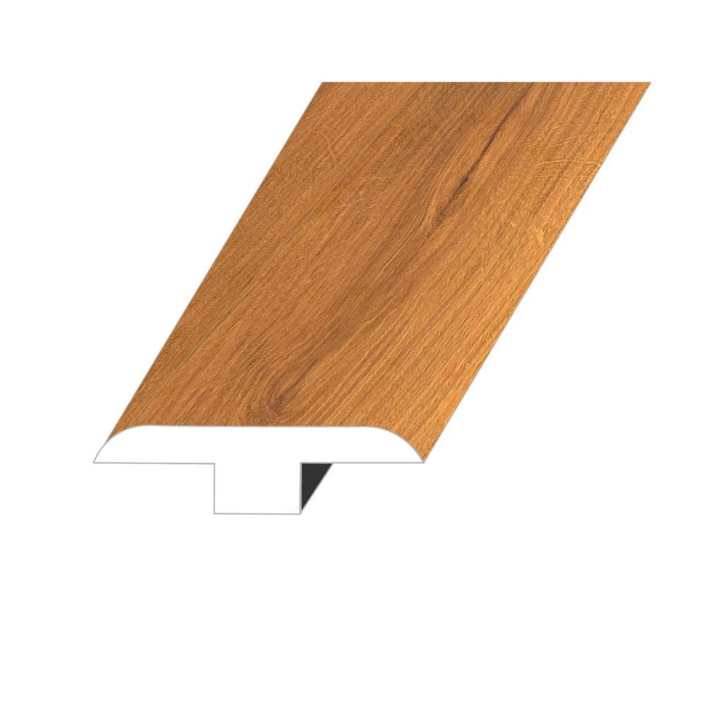 Rhodes Luxe Mahogany 0.5 in. Thick x 1.8 in. W x 94.5 in. L HDF Waterproof Laminate Embossed Wood Look T-Molding price history on PriceWatchPro