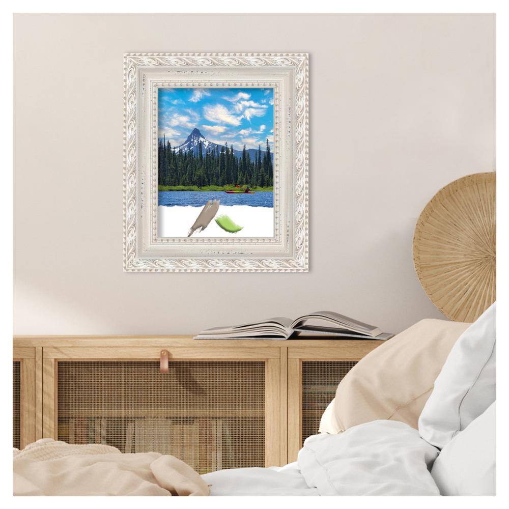 Opera Off White Distressed Wood Picture Frame 11x14