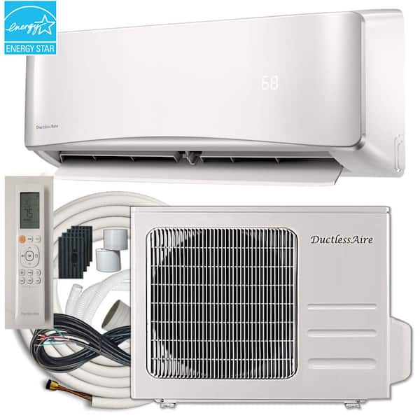 21 SEER 24,000 BTU Wi-Fi Ductless Mini Split Air Conditioner and Heat Pump Variable Speed Inverter - 220V/60Hz