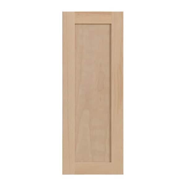 Hampton Bay 12 in. W x 30 in. H Wall Cabinet Decorative End Panel in Unfinished for CLICKREADY Technology