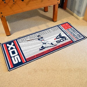 FANMATS 21914 Team Color Crumb Rubber Chicago White Sox Door  Mat, 1 Pack : Sports & Outdoors