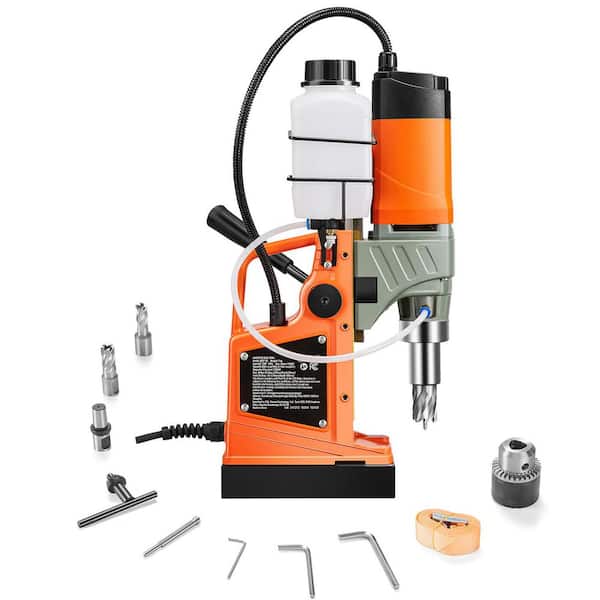 1 450W Magnetic Drill, 1.6 in. Boring Diameter, 28 1 0 lbs. Portable, 2 in. 1 0-Speeds Drill Press with 1 in.