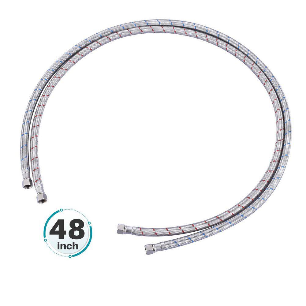 3/8 x 3/8 in. Comp Stainless Steel Compression Braided Faucet Hose Connector Supply Lines price history on PriceWatchPro