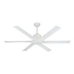 Titan II 52 in. Indoor/Outdoor Pure White Ceiling Fan with Remote Control