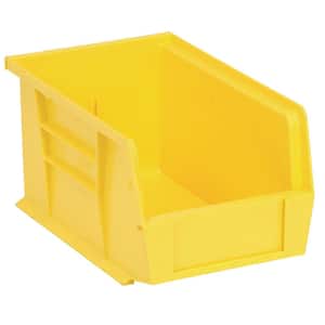 Ultra Series 2.40 qt. Stack and Hang Bin in Yellow (12-Pack)