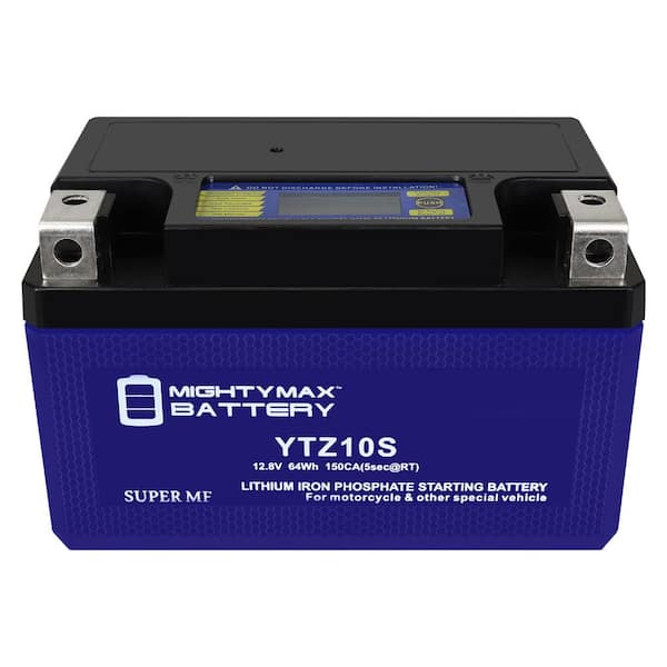 Mighty Max Battery YTZ10S-LIFEPO4 - 12 Volt 8.6 AH, 225 CCA