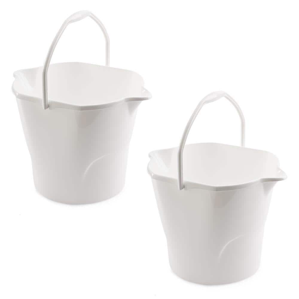 Rubbermaid 2.5 Gal. Brute Utility Bucket RCP296300GY - The Home Depot