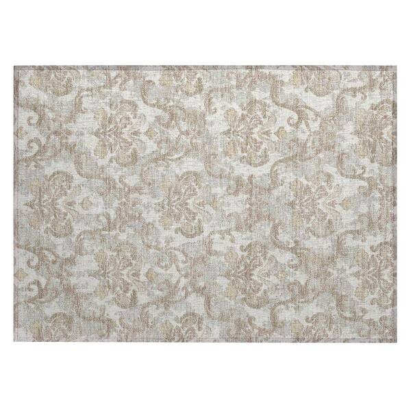 Chantille Machine Washable Indoor/Outdoor Abstract ACN3167 Ivory 2 ft. x 3 ft. Accent Rug