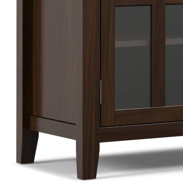 Simpli Home Artisan 53 in. Tobacco Brown Transitional TV