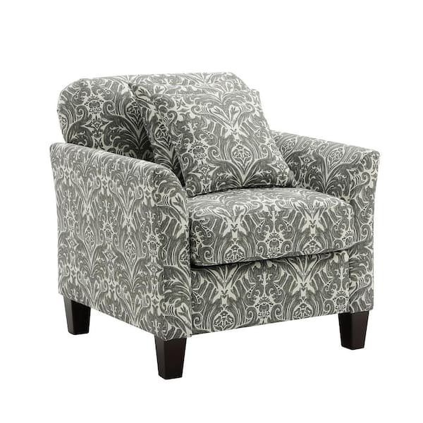 ARTFUL LIVING DESIGN Ida Grey Armchair with Pillows