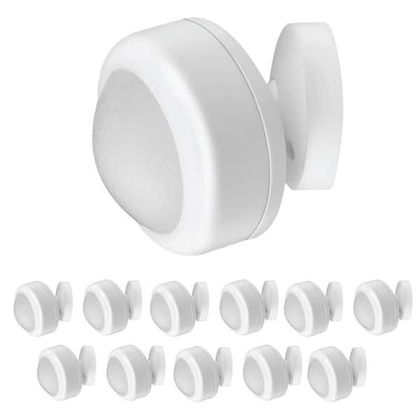 Feit Electric Rechargeable Battery-Powered Wi-Fi Smart Wireless Motion Sensor Alarm, Easy Setup - No Hub Required, White (12-Pack)