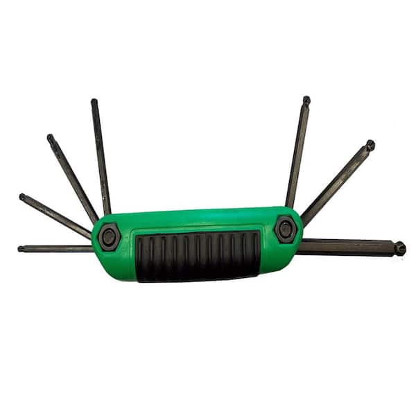 T10 to T40 Ergo-Fold Fold-Up Ball Torx Star, 7-Piece Set