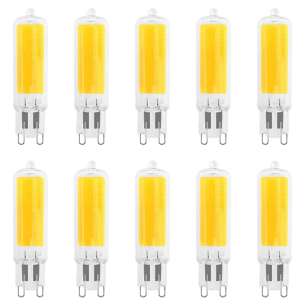50 Watt Equivalent Clear Glass Dimmable Bi-Pin LED Bulbs