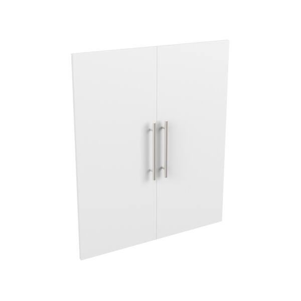 ClosetMaid Style+ 25 in. W Modern White Closet Door Kit