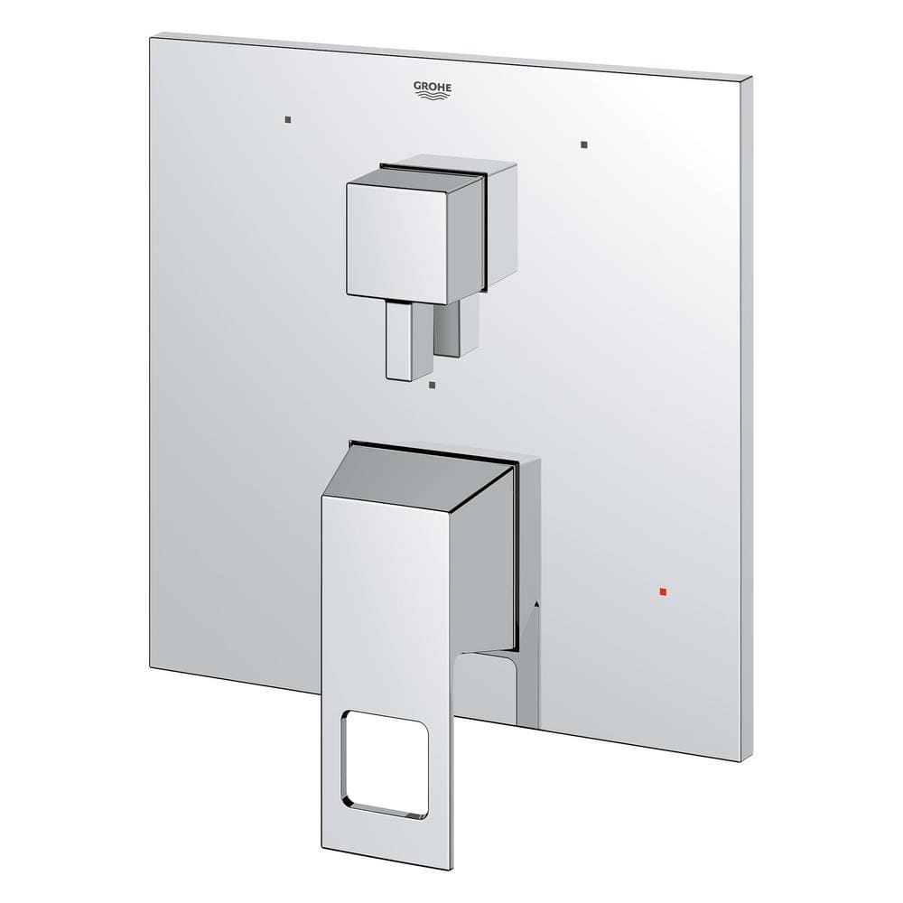 Starlight Chrome Wall-Mounted Lever Shower Valve Trim
