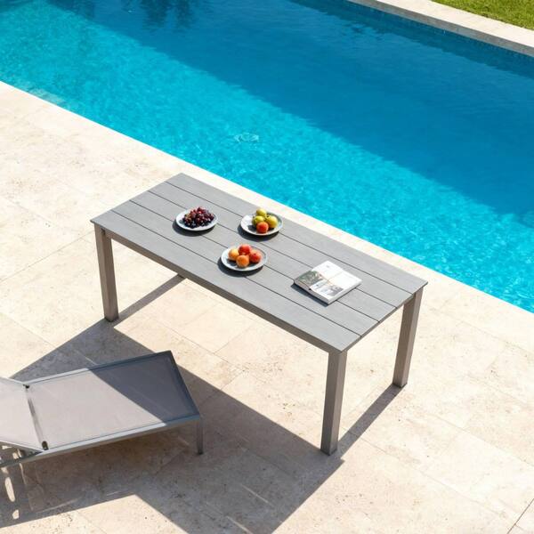 66.9 in. W x 31.89 in. D x 29.52 in. H Carbon Gray Stainless Steel