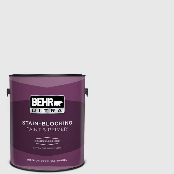 BEHR ULTRA 1 gal. #PR-W09 Nimbus Cloud Extra Durable Eggshell Enamel Interior Paint & Primer