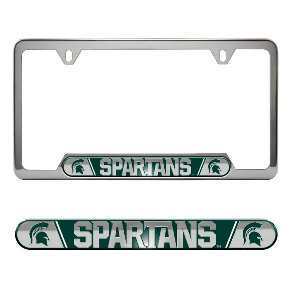 Texas Rangers WinCraft Chrome Color License Plate Frame