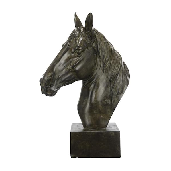 A & B Home Base Bronze Equine Sculpture