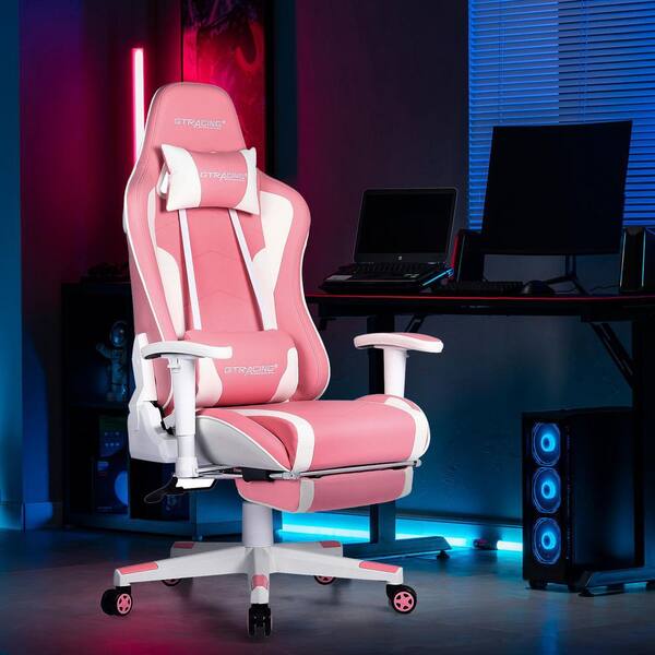  GTRACING Gaming Chair with Footrest Speakers Video