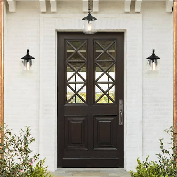 frosted glass porch