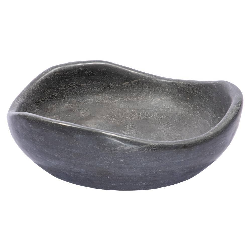 Eden 16'' Black Stone Freeform Vessel Sink