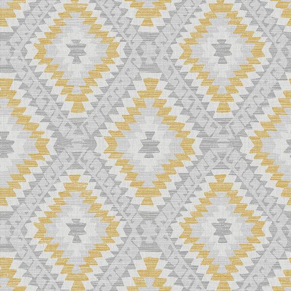 Superfresco Aztec Geo Ochre Removable Wallpaper Sample