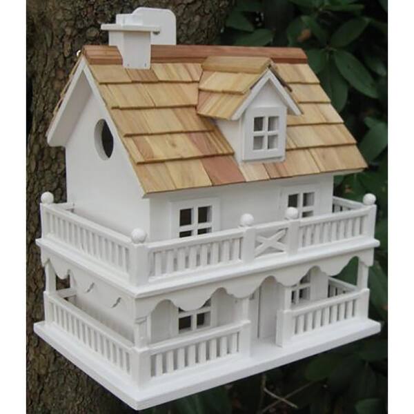 BIRDHOUSE Park Villa hotsell Bird House Shelter with Pine Shingle Roof HOME BAZAAR