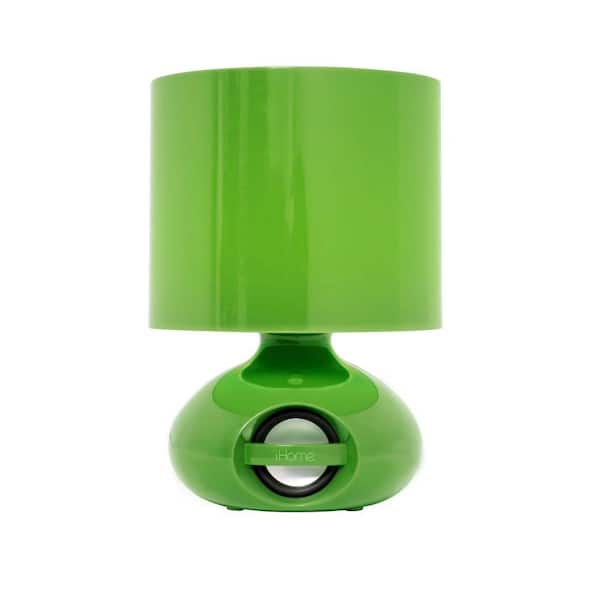 iHome 8.5 in. Green LED Speaker Desk Lamp