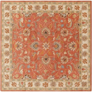 John Rust Doormat 4 ft. x 4 ft. Square Area Rug