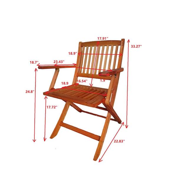 Wood Outdoor Lounge Chair of Chairs Included 4 Pack, Teak