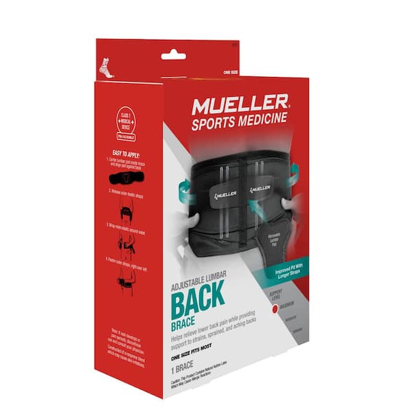 Mueller Sport Care Maximum Support Level Adjustable Lumbar Back Brace  Mueller(74676672113): customers reviews @