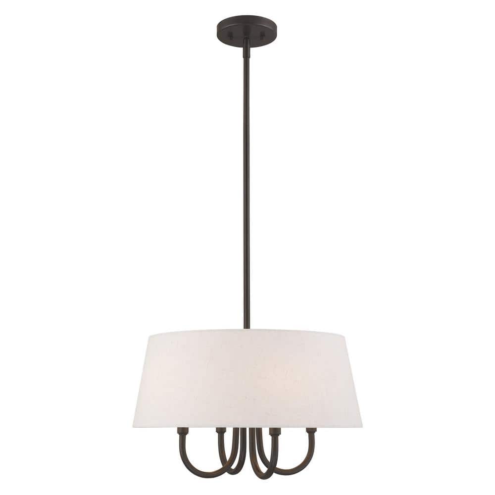 Belclaire 4 Light English Bronze Pendant Chandelier