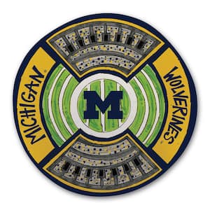 Michigan Football Stadium Melamine Platter