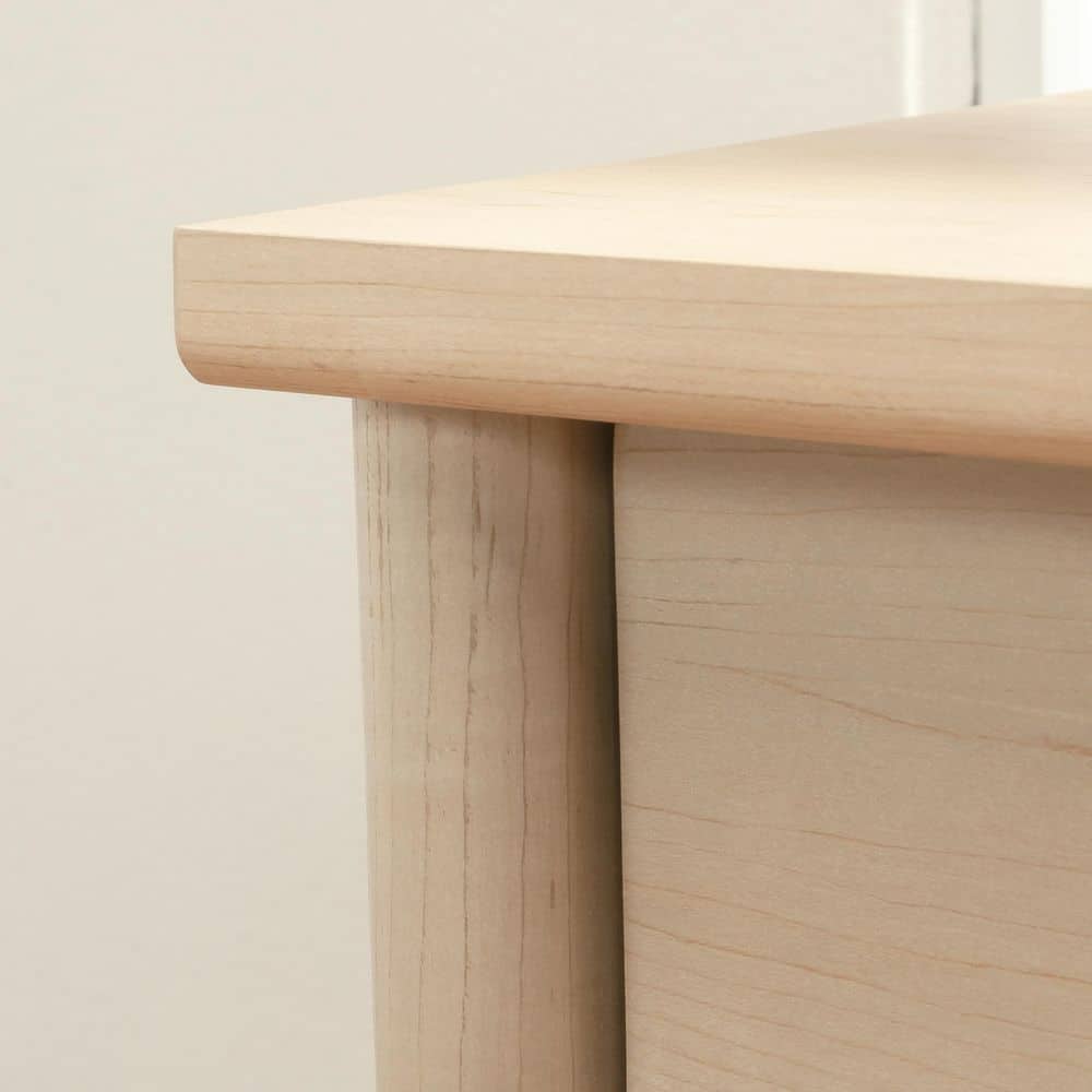 Natural Maple 2-Drawer Lockable Lateral File Cabinet