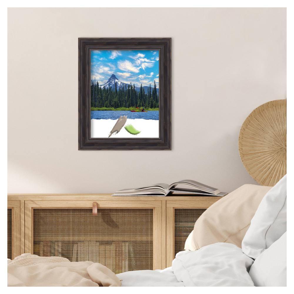 Rustic Pine Brown Distressed Wood 11x14 Wall Picture Frame