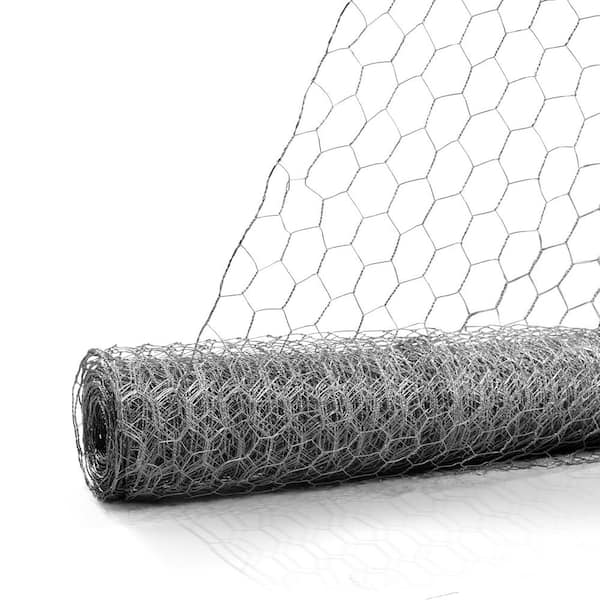 Fencer Wire 4 ft. x 25 ft. 20-Gauge Poultry Netting with 1 in. Mesh