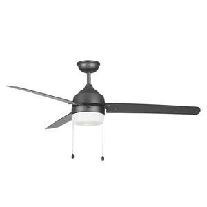 Carrington II 60 in. LED Indoor/Outdoor Natural Iron Ceiling Fan with Light