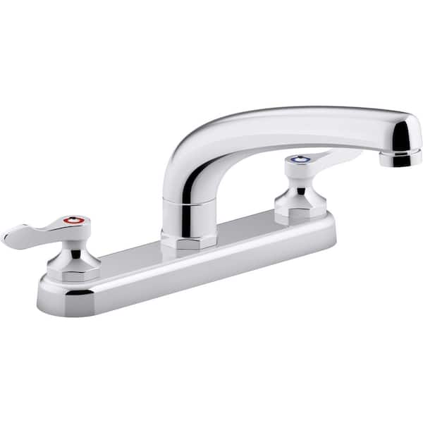 KOHLER Triton Bowe 1.8 GPM 8 in. Widespread 2-Handle Bathroom Faucet with Aerated Flow in Polished Chrome