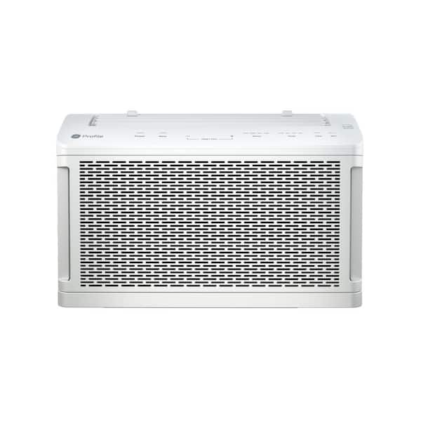 GE - Profile ClearView Ultra Quiet 10,000 BTU 115V Window Air Conditioner Cools 450 Sq. Ft. with Easy Install in White
