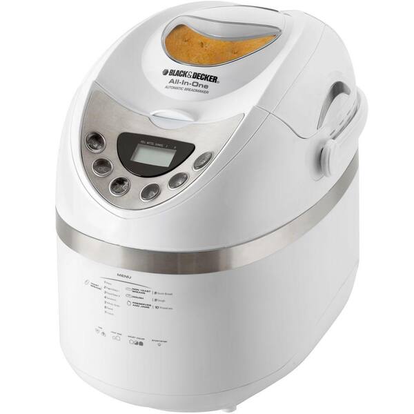 BLACK+DECKER 2 lb. Bread Maker in White-DISCONTINUED