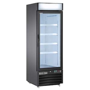 27 in. 23 cu. ft. Merchandiser Refrigerator, Free Standing, 23 Cu. Ft - Black