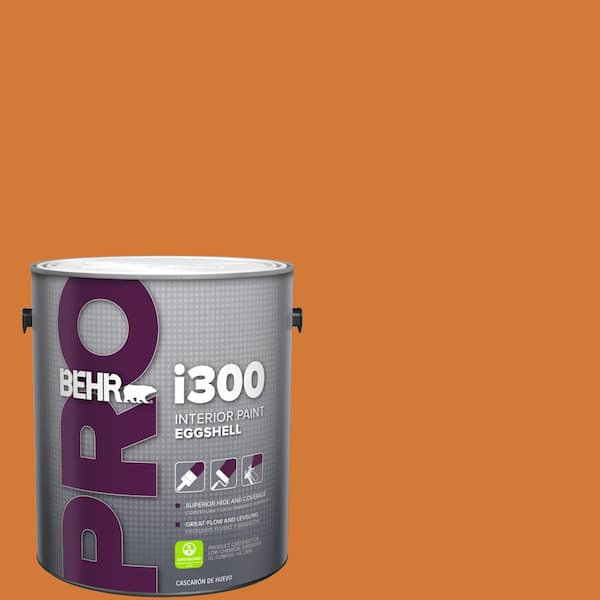 BEHR PRO 1 gal. #T17-19 Fired Up Eggshell Interior Paint